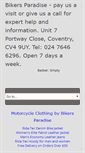 Mobile Screenshot of bikersparadise.co.uk